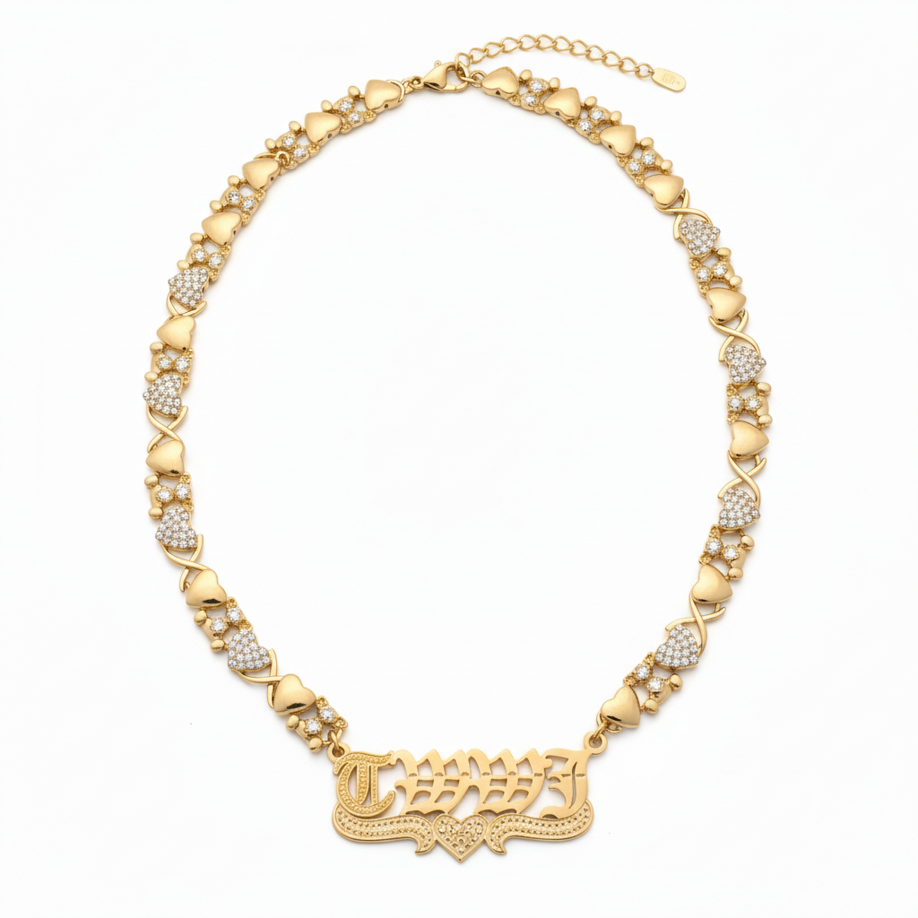 Teddy Bear Double Name Plate